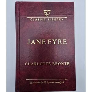 Jane Eyre by Charlotte Bronte Classic Library Complete Unabridged Hardcover Book